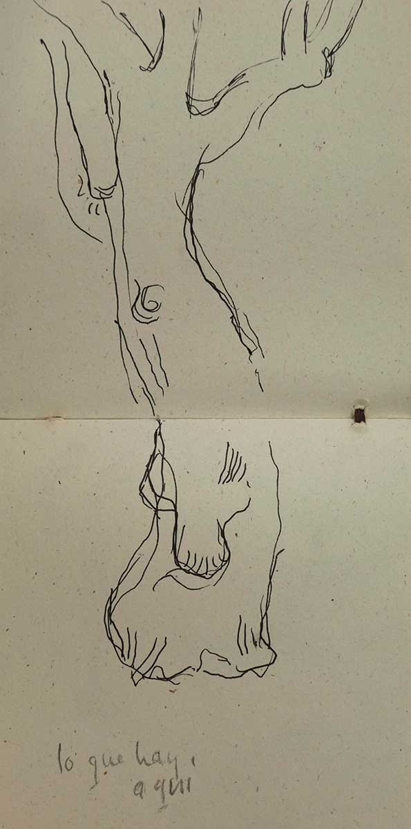 untitled — drawings (1) from the series Falling Angel (2015)