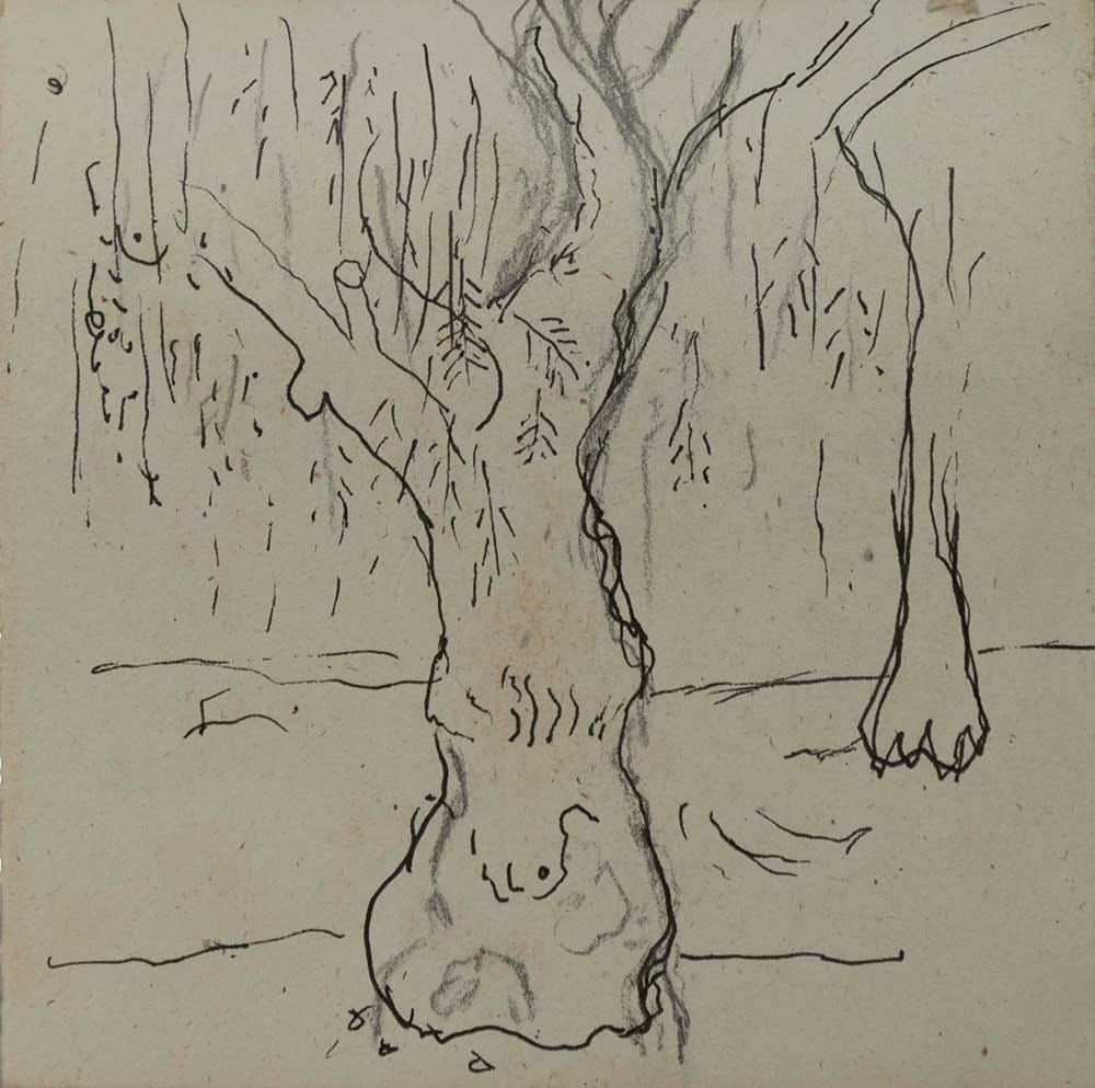 untitled — drawings (2) from the series Falling Angel (2015)