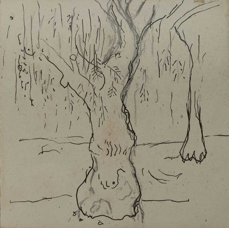 untitled — drawings (2) uit de serie Falling angel (2015)