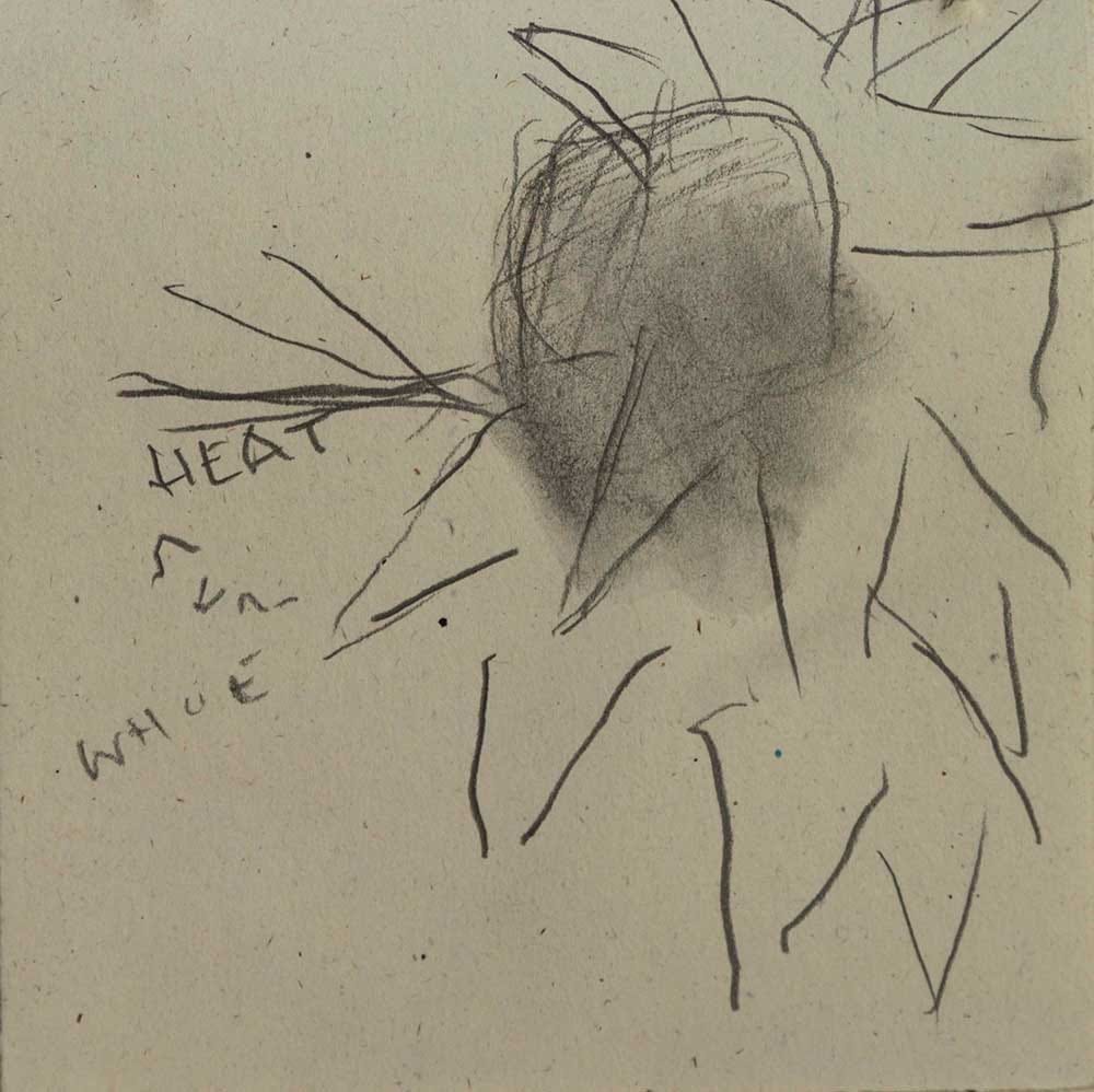 untitled — drawings (5) from the series Falling Angel (2015)