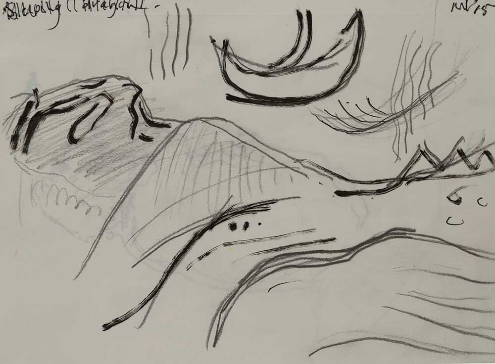 untitled — drawings (6) from the series Falling Angel (2015)