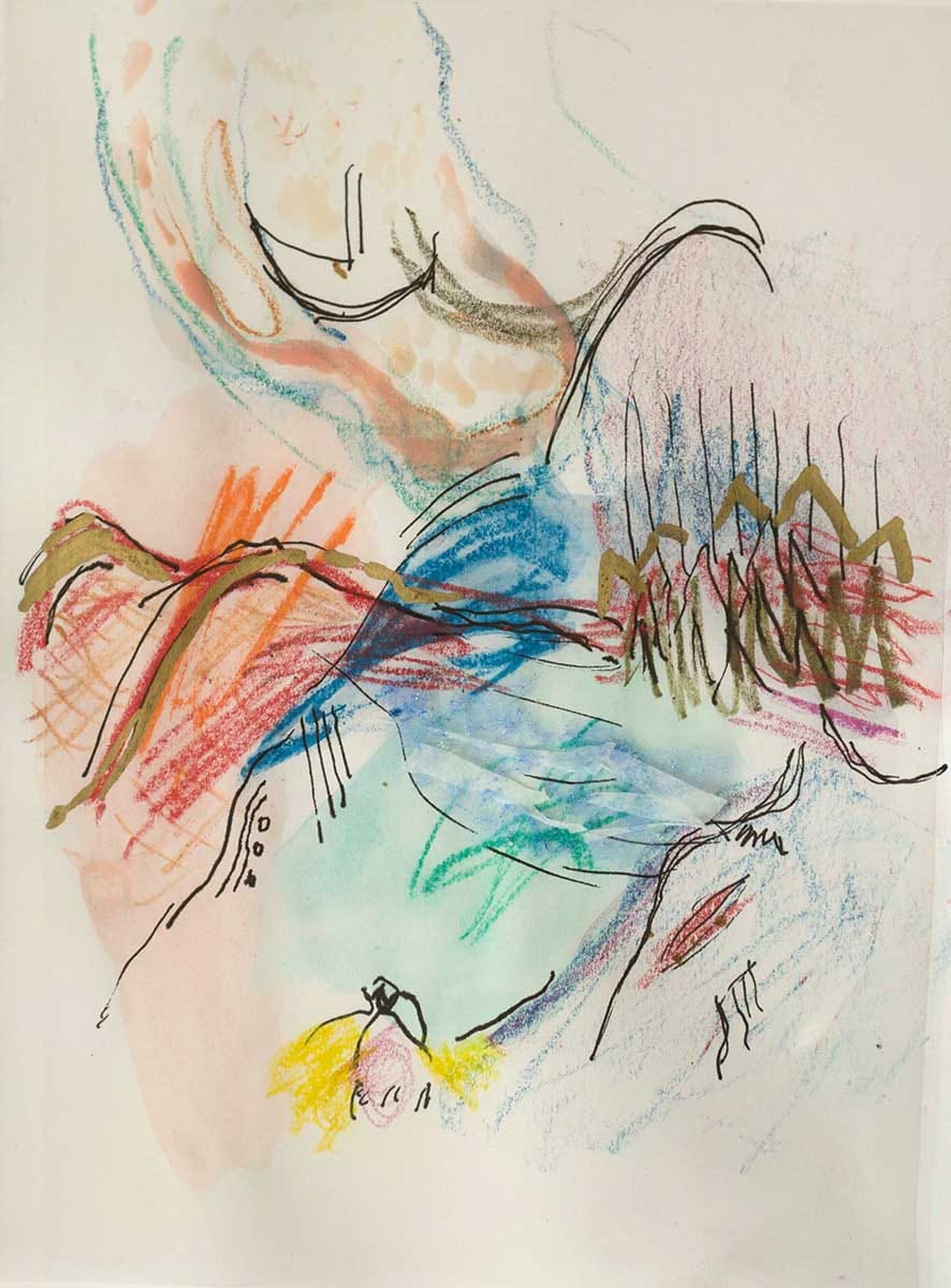 untitled — drawings (7) from the series Falling Angel (2015)