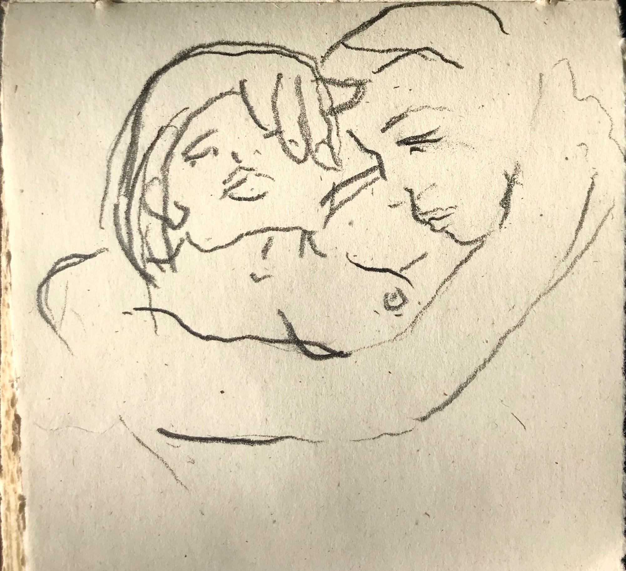 Muze, drawin, 12,5 x 12,5 cm, 2020