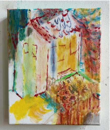 casita, oil on canvas, 24 x 30 cm, 2026