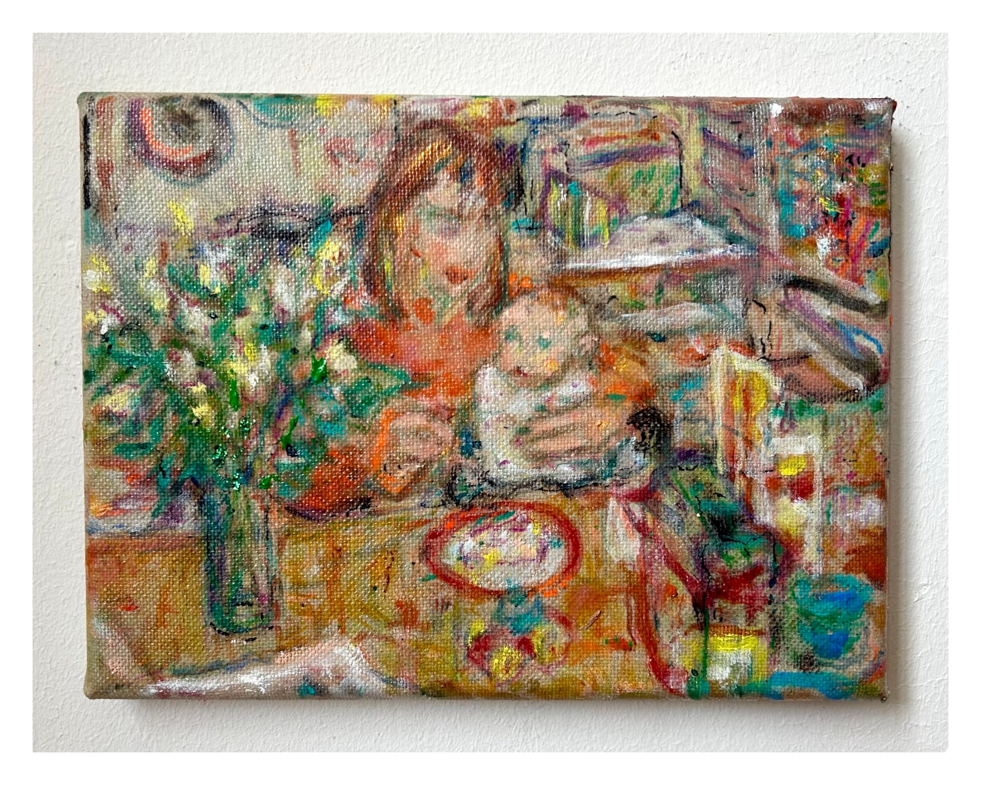 Eva, oil on canvas, 18 x 24 cm, 2026