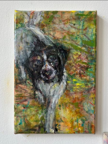 Henkie, oil on canvas, 20 x 30 cm, 2026