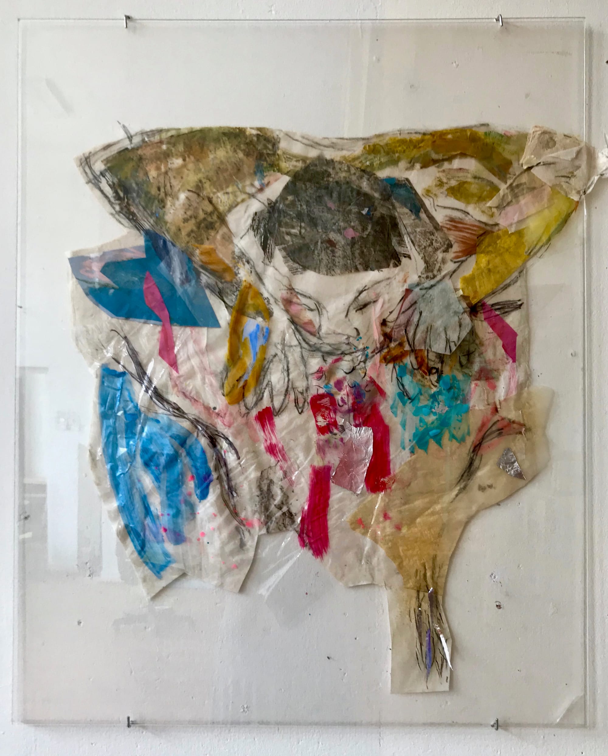 Taste, mixed media on perspex, 77 x 62 cm, 2020