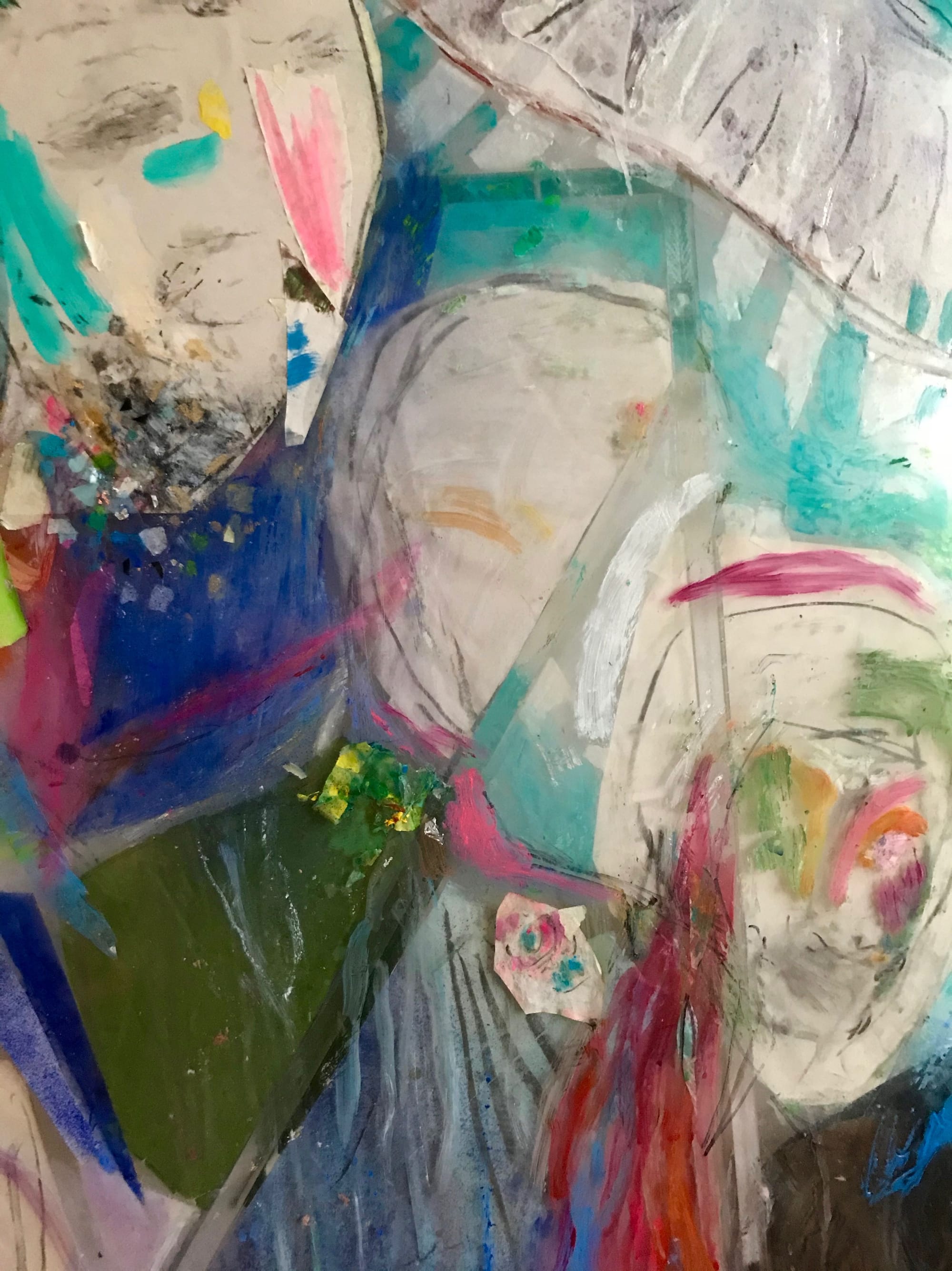 Stranger in a strange land (detail), 175 x 116 cm, 2019
